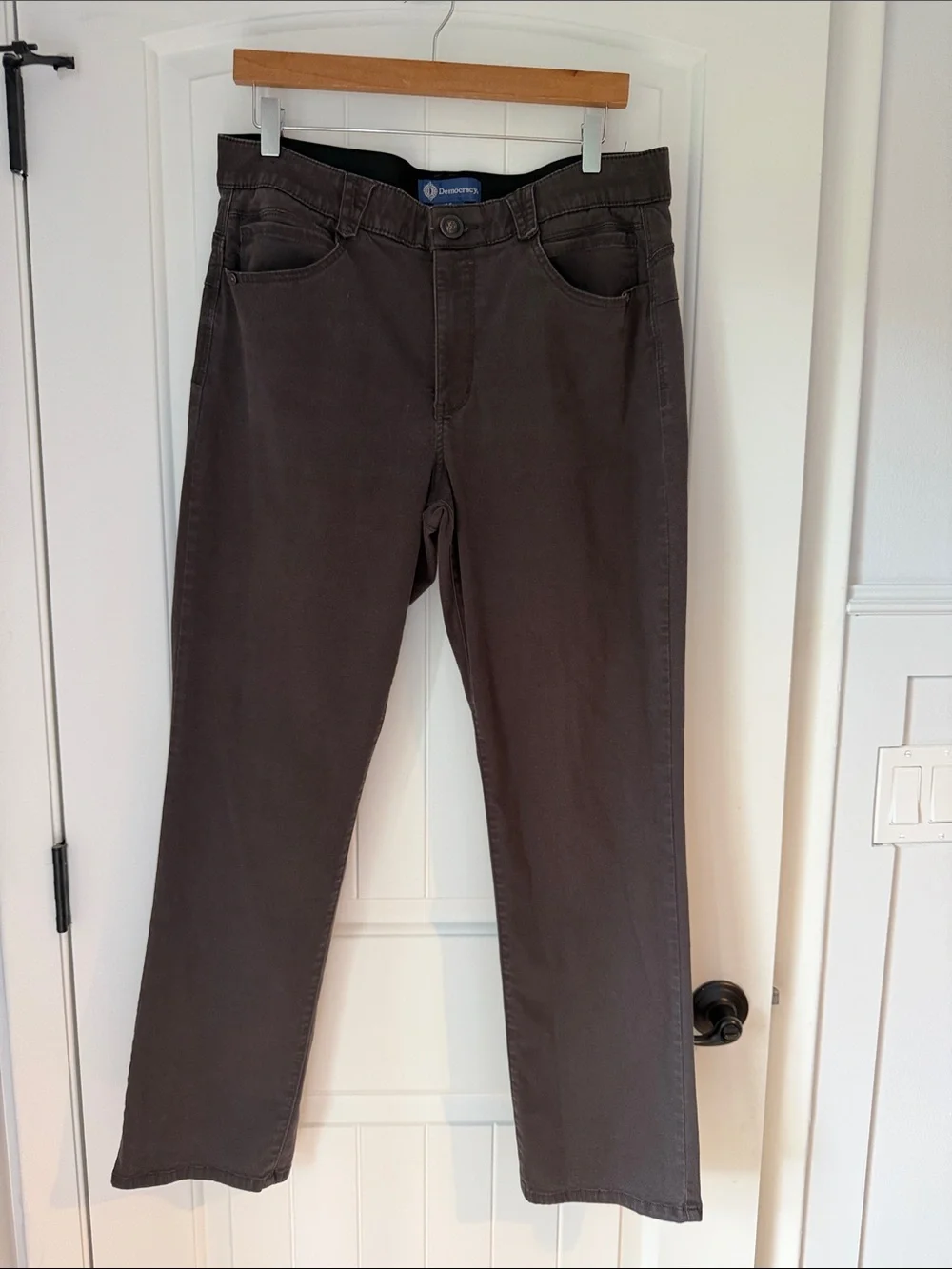 Democracy Women's Boot Cut Jeans in Brown Size 16 Ab Solution Stretch